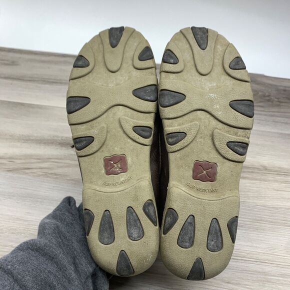 Twisted X Womens Size 7M Floral Tooled Driving Shoes Moc WDM0070 Brown Embossed - Picture 7 of 11